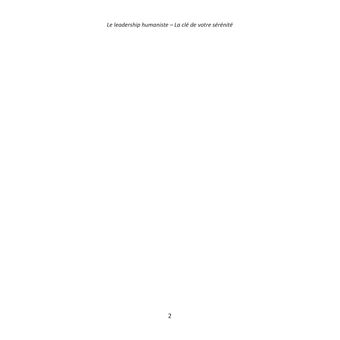 Le Leadership Humaniste