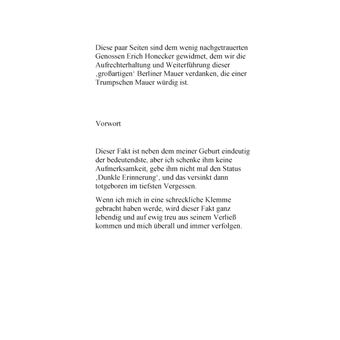 Ach! Was für eine schöne Mauer!