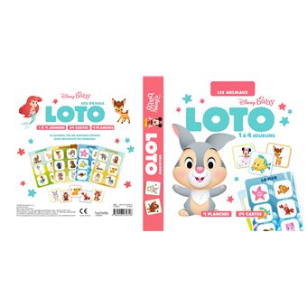 DISNEY BABY - Boîte de jeux pour les tout-petits - Loto