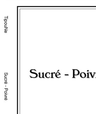 Sucre poivre
