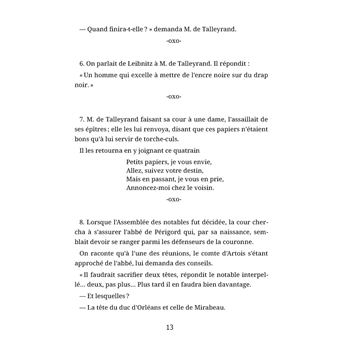 L'esprit de M. de Talleyrand