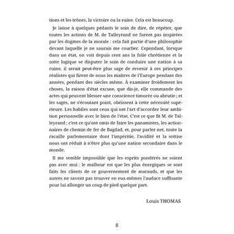 L'esprit de M. de Talleyrand