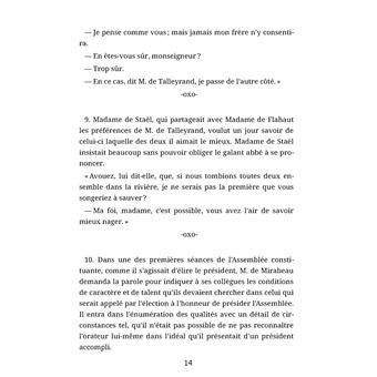 L'esprit de M. de Talleyrand