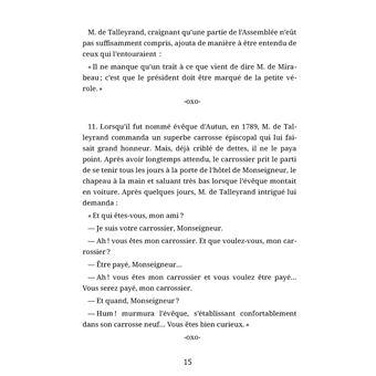 L'esprit de M. de Talleyrand