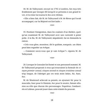 L'esprit de M. de Talleyrand