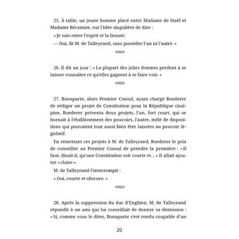 L'esprit de M. de Talleyrand