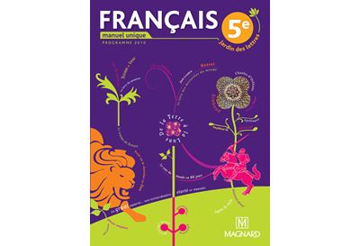 Francais 5e jardin des lettres grand format