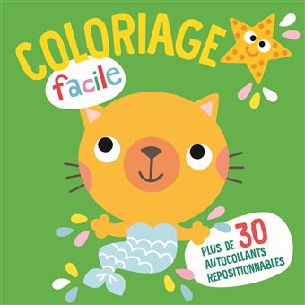 Le chat coloriage facile