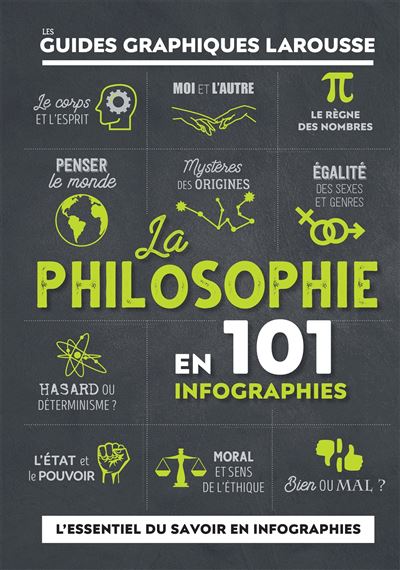La Philosophie en 101 infographies - Guides graphiques larousse
