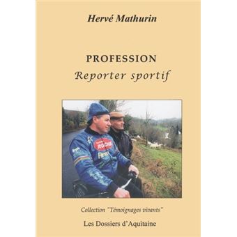 Profession reporter sportif
