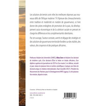 Renaissance africaine et perspectives de gouvernance territoriale