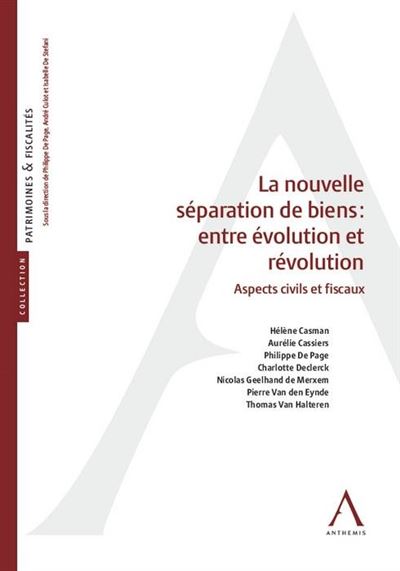 La nouvelle séparation de biens : entre évolution et révolution