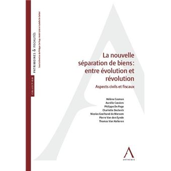 La nouvelle separation de biens : entre evolution et revolution