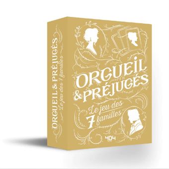 Orgueil et Préjugés Le jeu de 7 familles