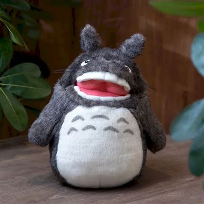 Peluche Mon voisin Totoro Ghibli Acrylique Totoro Gris foncé rugissant
