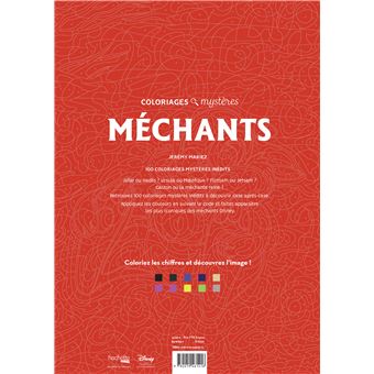 Coloriages mystères Disney - Méchants