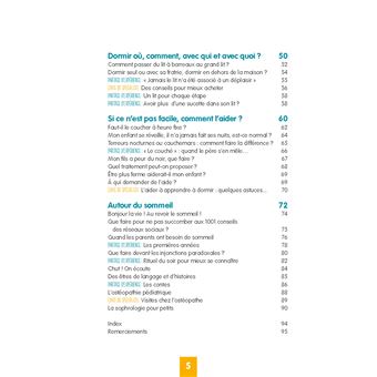 Questions / Réponses autour du sommeil  0-3 ans