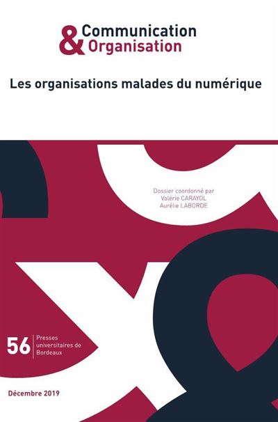 Les organisations malades du numérique - Valérie Carayol - broché
