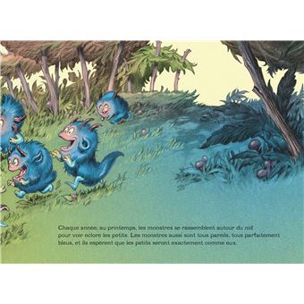 Monstre n'est pas bleu