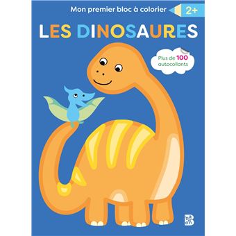 Mon premier bloc à colorier Les dinosaures