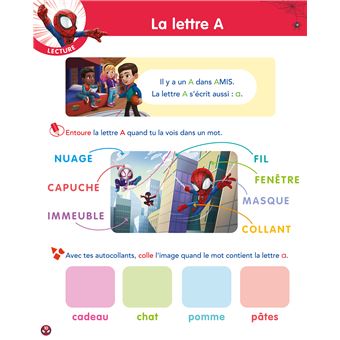 Disney - Marvel Spidey et ses amis extraordinaires - Mon année de Moyenne Section (4-5 ans)
