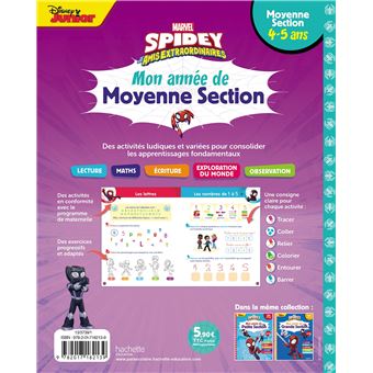 Disney - Marvel Spidey et ses amis extraordinaires - Mon année de Moyenne Section (4-5 ans)
