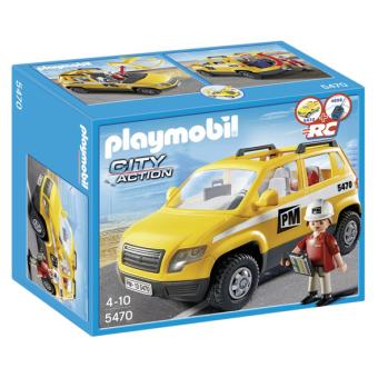 Playmobil 5470 City Action Chef de chantier et véhicule d'intervention -  Playmobil - Achat & prix