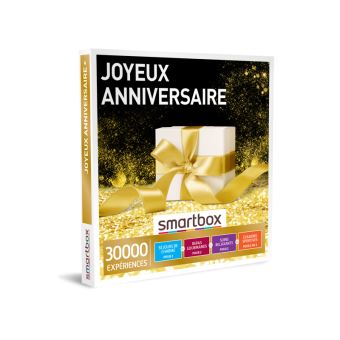 Coffret Cadeau Smartbox Joyeux Anniversaire Coffret Cadeau Achat Prix Fnac