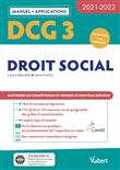 DCG 3 - Droit social : Manuel et Applications 2021-2022