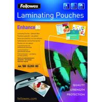 Fellowes pochettes à plastifier, autocollantes, A4, 250 mic