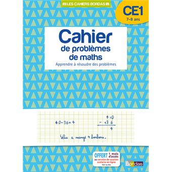 Les Cahiers Bordas Cahier De Problemes De Maths Ce1 Broche Alain Charles Michel Wormser Bruno Liance Achat Livre Fnac