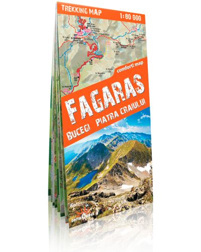 Fagaras, Bucegi, Piatra Craiului 1/80.000