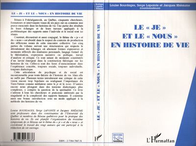 Le je et le nous en histoire de vie