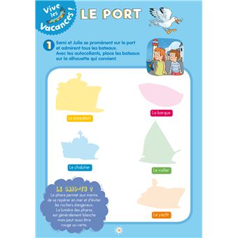 Sami et Julie - De la Moyenne à la Grande Section - Cahier de vacances 2023