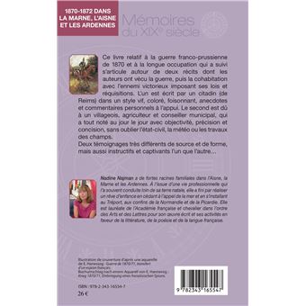 1870-1872 dans la Marne, l'Aisne et les Ardennes
