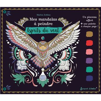 Mes mandalas à peindre Esprits du vent