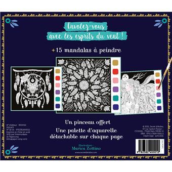 Mes mandalas à peindre Esprits du vent