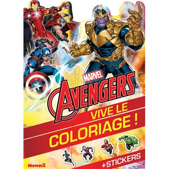 Marvel Thanos Marvel Avengers Vive Le Coloriage Thanos Et Avengers Collectif Broche Achat Livre Fnac