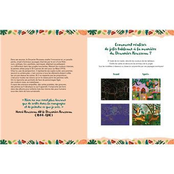 L'art à la manière du Douanier Rousseau - Cartes à gratter  - pochette avec accessoires