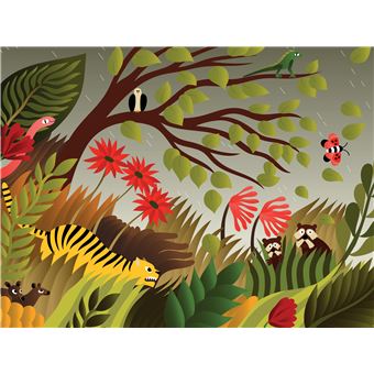 L'art à la manière du Douanier Rousseau - Cartes à gratter  - pochette avec accessoires