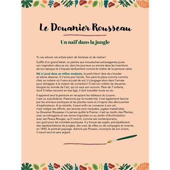 L'art à la manière du Douanier Rousseau - Cartes à gratter  - pochette avec accessoires