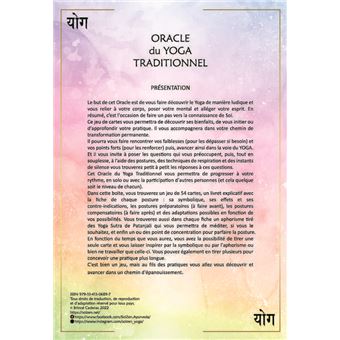 Oracle du yoga traditionnel