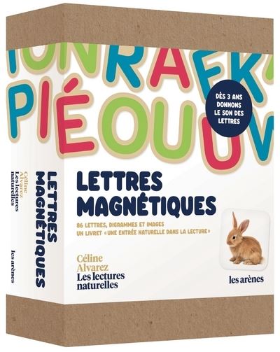 Jeu éducatif Alphabet Magnétique Coogam - 78 Lettres, Cartes, Figurines, Pour Apprendre L'ABC Dès 3 Ans