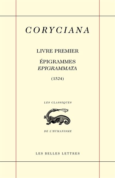 Coryciana. Livre Premier