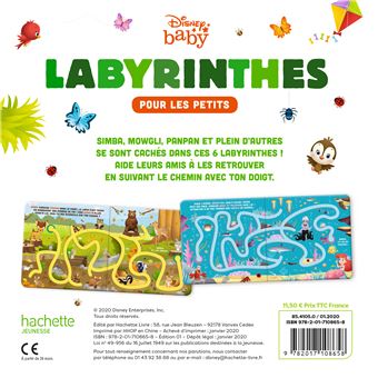 DISNEY BABY - Labyrinthes pour les petits