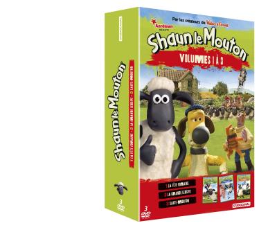 Coffret Shaun le mouton Volumes 1 à 3 DVD