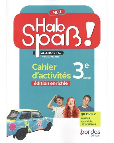 Hab'spaß ! Neu - Allemand 3ème année - 2022 - Cahier - élève