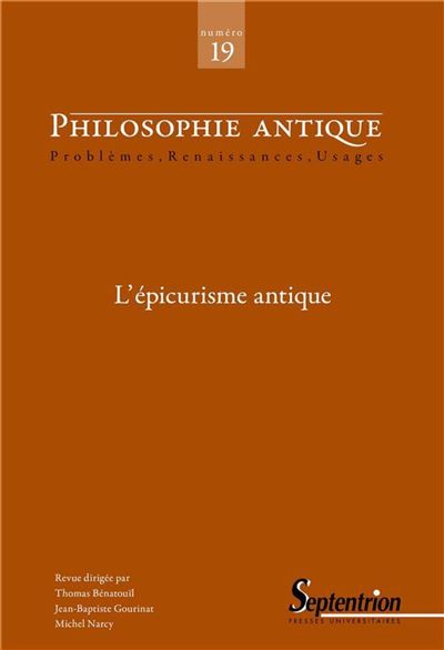 Philosophie antique n 19