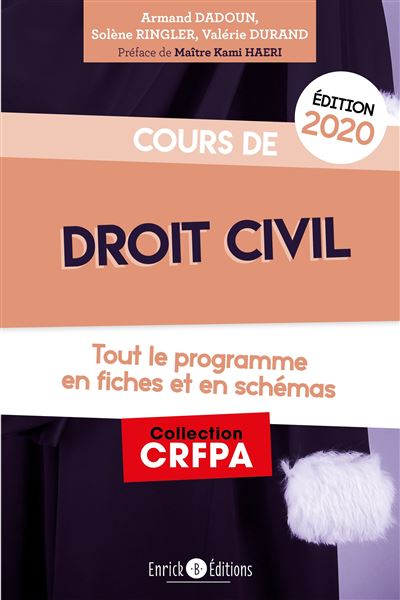 Cours de droit civil tout le programme en fiches et shemas