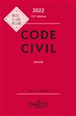 Code civil 2022, annoté